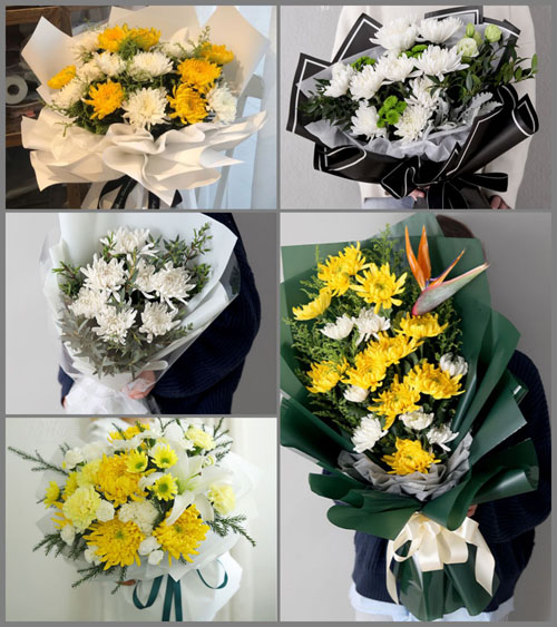 湖南永州零陵区珠山镇雨脚塘村白事花束代送